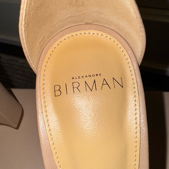 Alexandre Birman Clarita Block 90 - Beige Nappa Leather size 37.5 - Picture 6 of 6